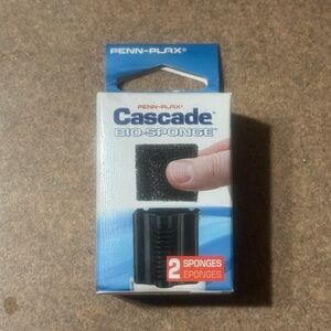 Penn-Plax Cascade Bio-Sponge Aquarium Filter 2 Sponges (Set Of 7 Boxes Total-14)